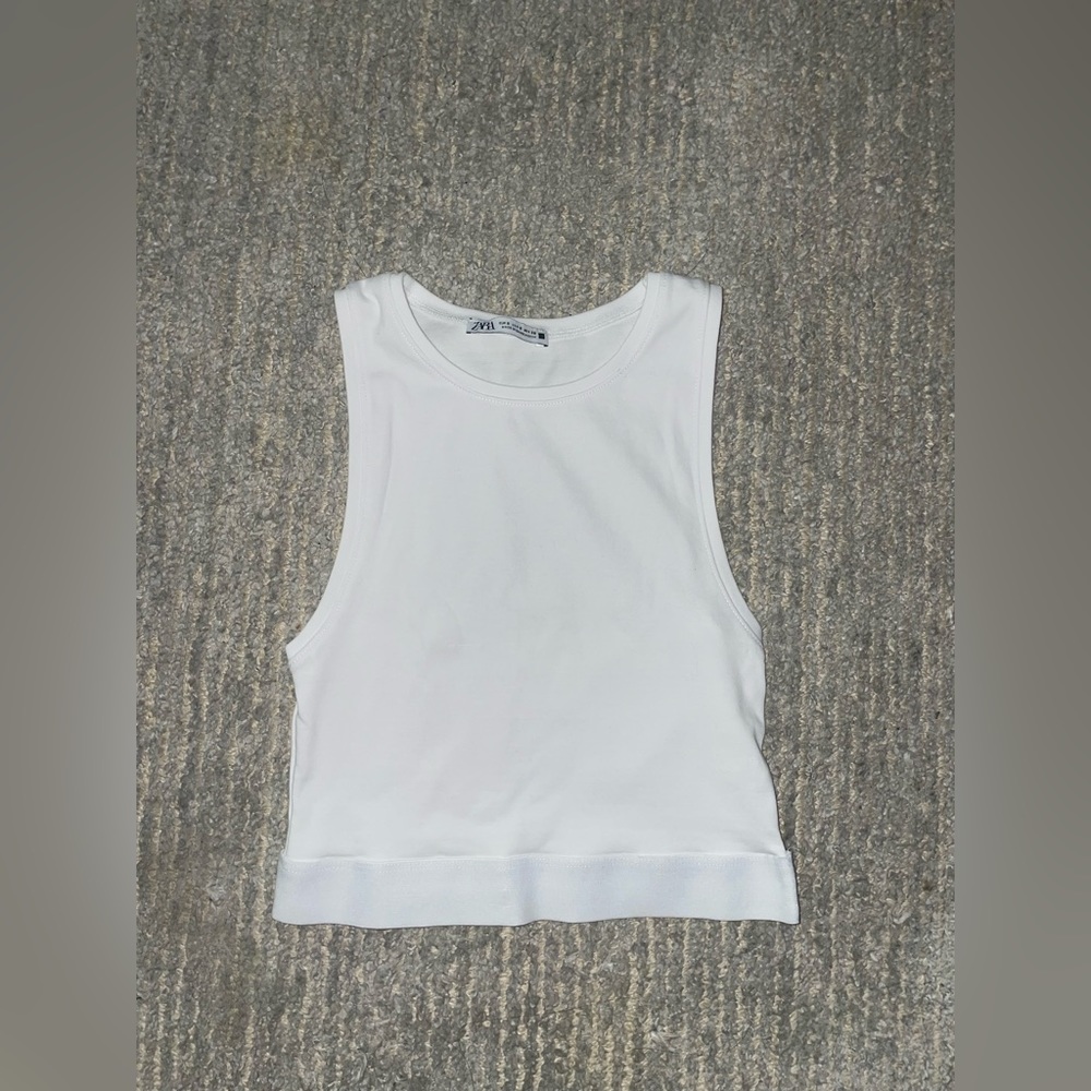 Zara muscle crop top
